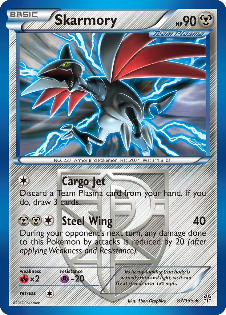 Plasma Storm Skarmory #87/135